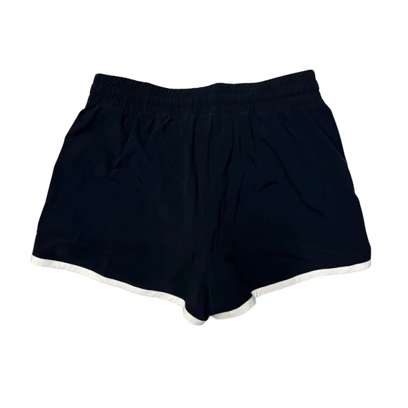 Beyond Yoga Dark Blue & White “The Course” Athletic Shorts - Picture 3 of 6